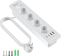 4 Compartment Recessed Socket Base, Recessed Socket Base with 2 USB, Recessed Multi Socket Base,