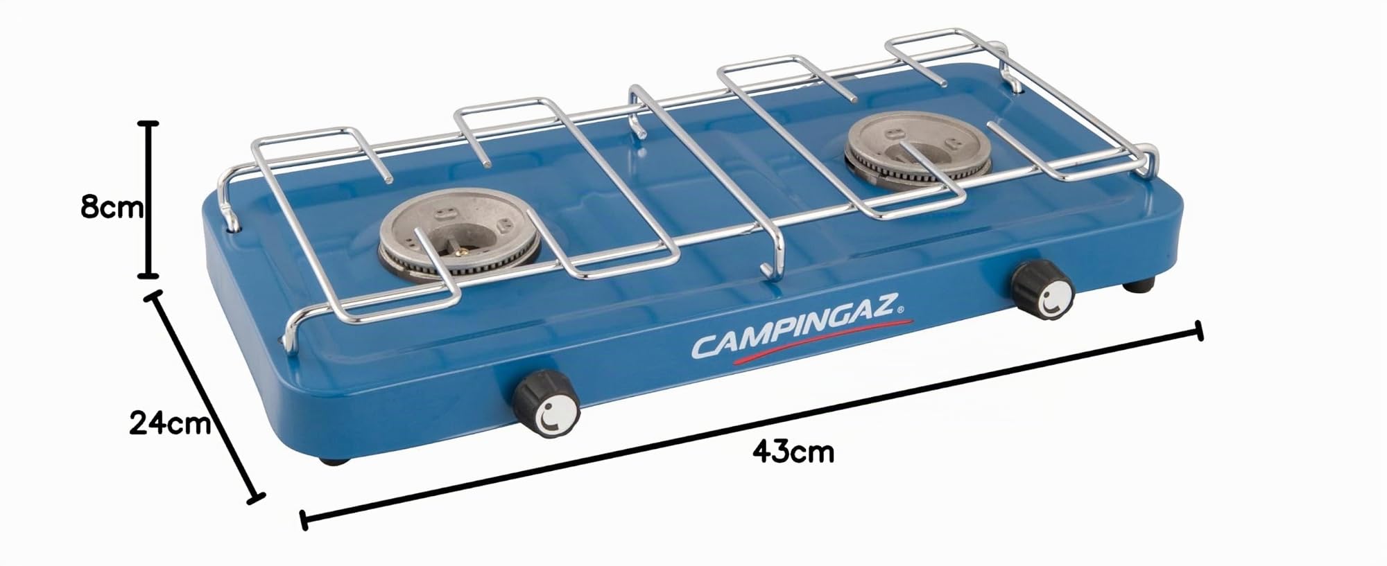 Campingaz base camp double flame azul