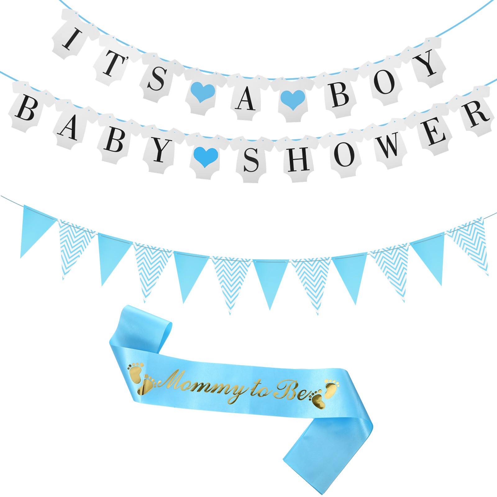 Baby Shower Banner, Baby Shower Decorations Boy, Welcome Home Baby Boy Shower Decorations, Baby Banner, Party Decor