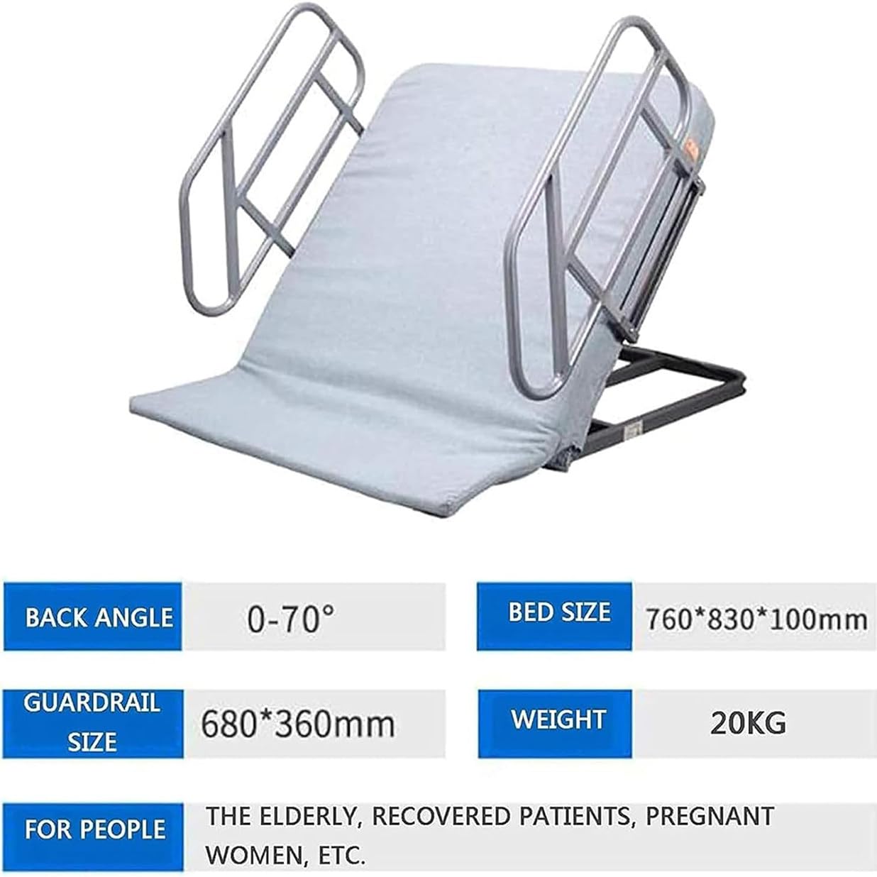 Elektryczny podnośnik oparcia łóżka, zdalnie sterowany, medyczny podnośnik poduszek z podparciem szyi i lędźwi, do szpitala, domu opieki, łóżka rehabilitacyjnego