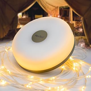 Camping Lights String, Outdoor String Lights with 5 Lighting Modes, Quick 30s Recovery, Durable and Waterproof, USB Charging - Portable Camping Lights for Camping, Yard, and Hiking (32.8ft)