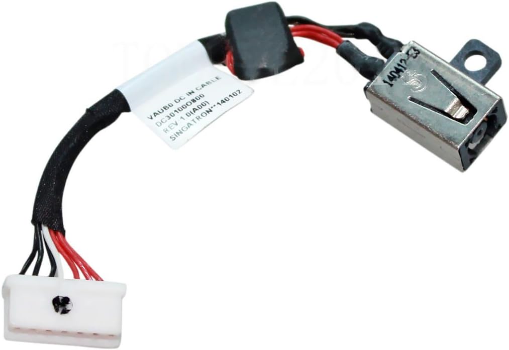 JYLTK Replacement DC Power Jack Harness Cable Plug in Connector Socket for Dell XPS 15 9530 9550 9560 64TM0 064TM0 DC30100O800
