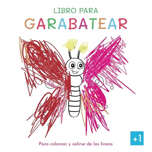 Libro para garabatear a partir de 1 año : cuaderno para colorear sin límites
