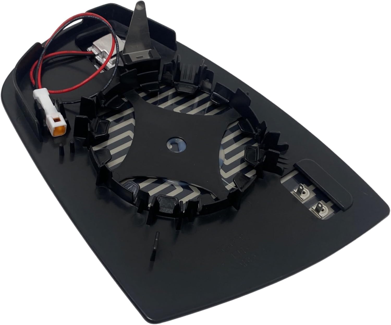 Spieg Passenger Side Mirror Glass for 2018-2022 Ford EcoSport Heated Blind Spot Monitoring BSM with Backing Plate Right GN1Z-17K707-D