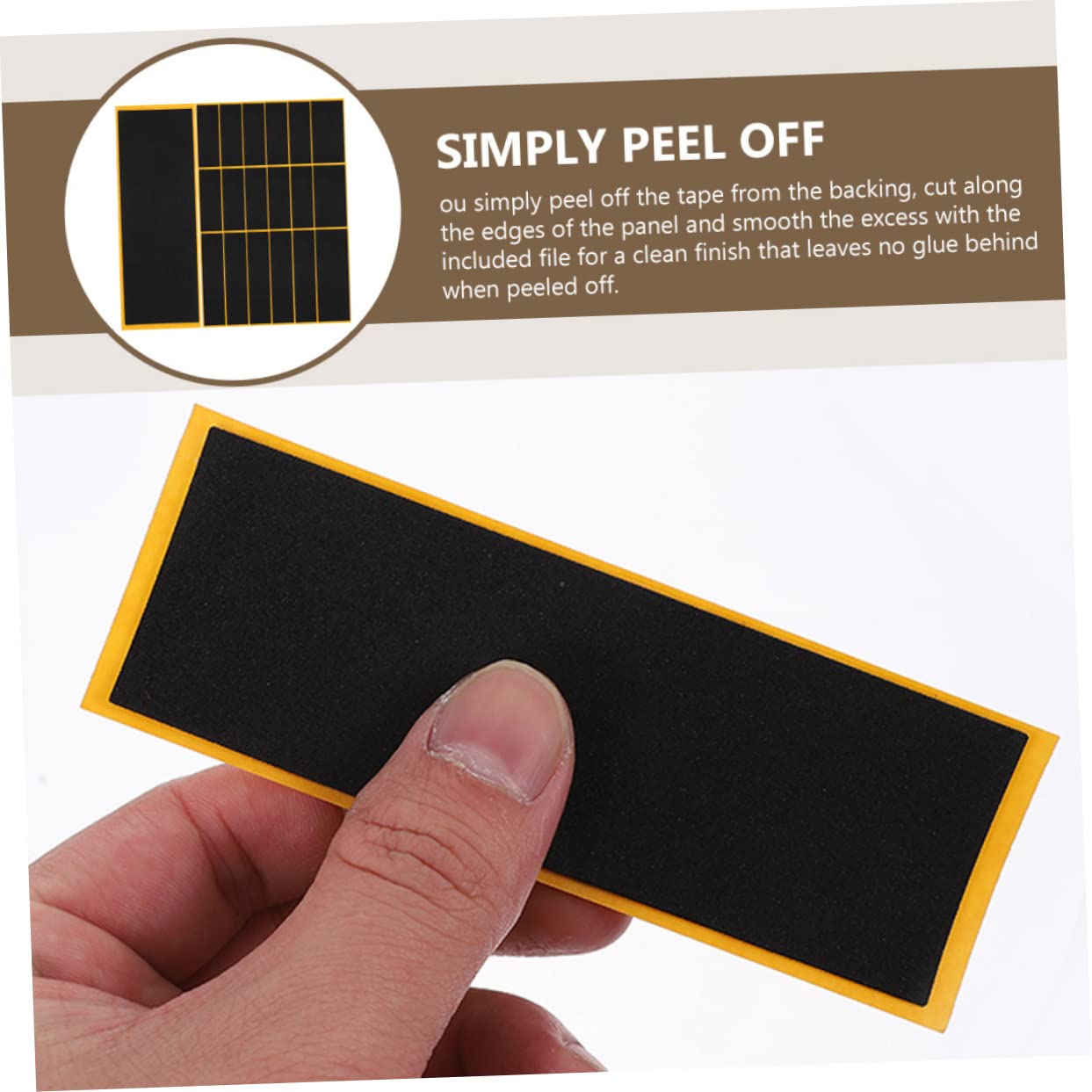 VICASKY Accessories 20pcs Foam Grip Tape Stickers Anti-Skid Mini Skateboard Grip Tapes