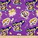 Disney Princess Rapunzel and Prince Purple Fabric By The Yard