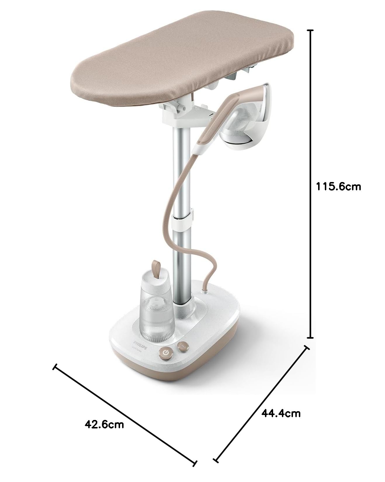 Philips Urządzenie do prasowania All-in-One z Serii 6000 - Deska o wielu kątach nachylenia, Technologia Brak Przypaleń, Moc 1800W, Zabija Do 99,9% bakterii i roztoczy* (AIS6010/10)