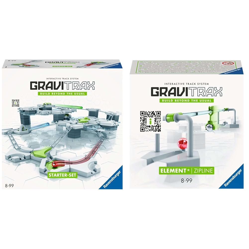 Ravensburger Gravitrax Starter Kit '23, Gioco Innovativo Ed Educativo Stem, 8+ Anni & Gravitrax, Multicolore, Media, 27472