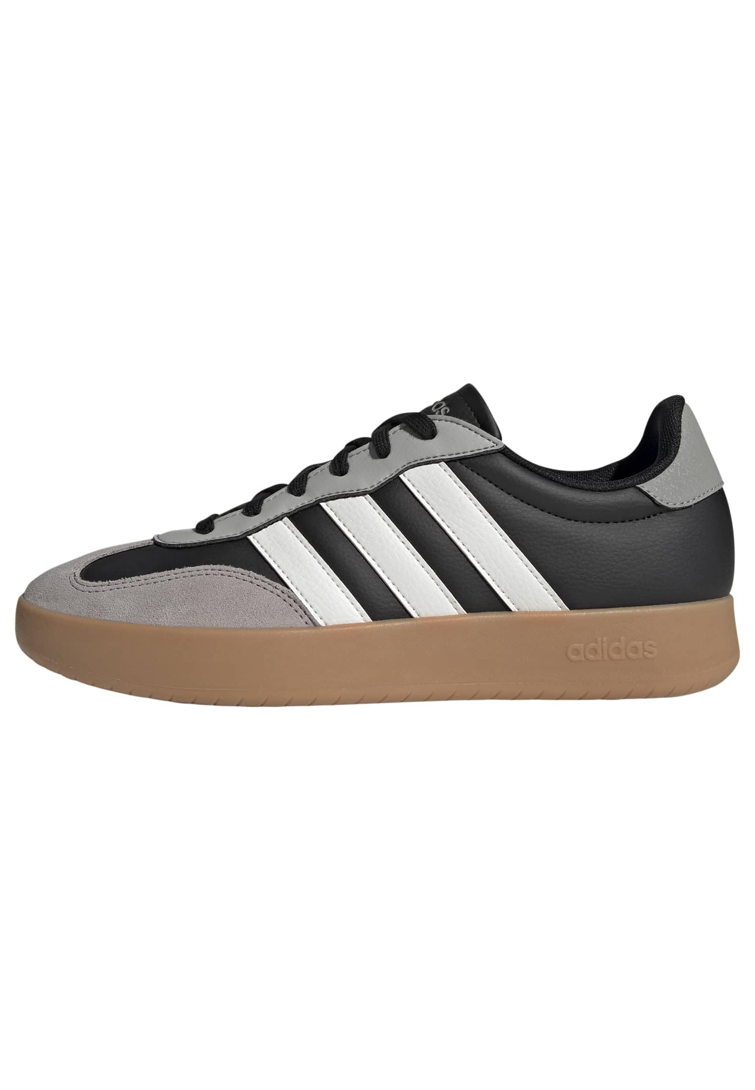 Adidas Uomo BARREDA Shoes, Core Black/Core White/Mgh Solid Grey, 38 EU