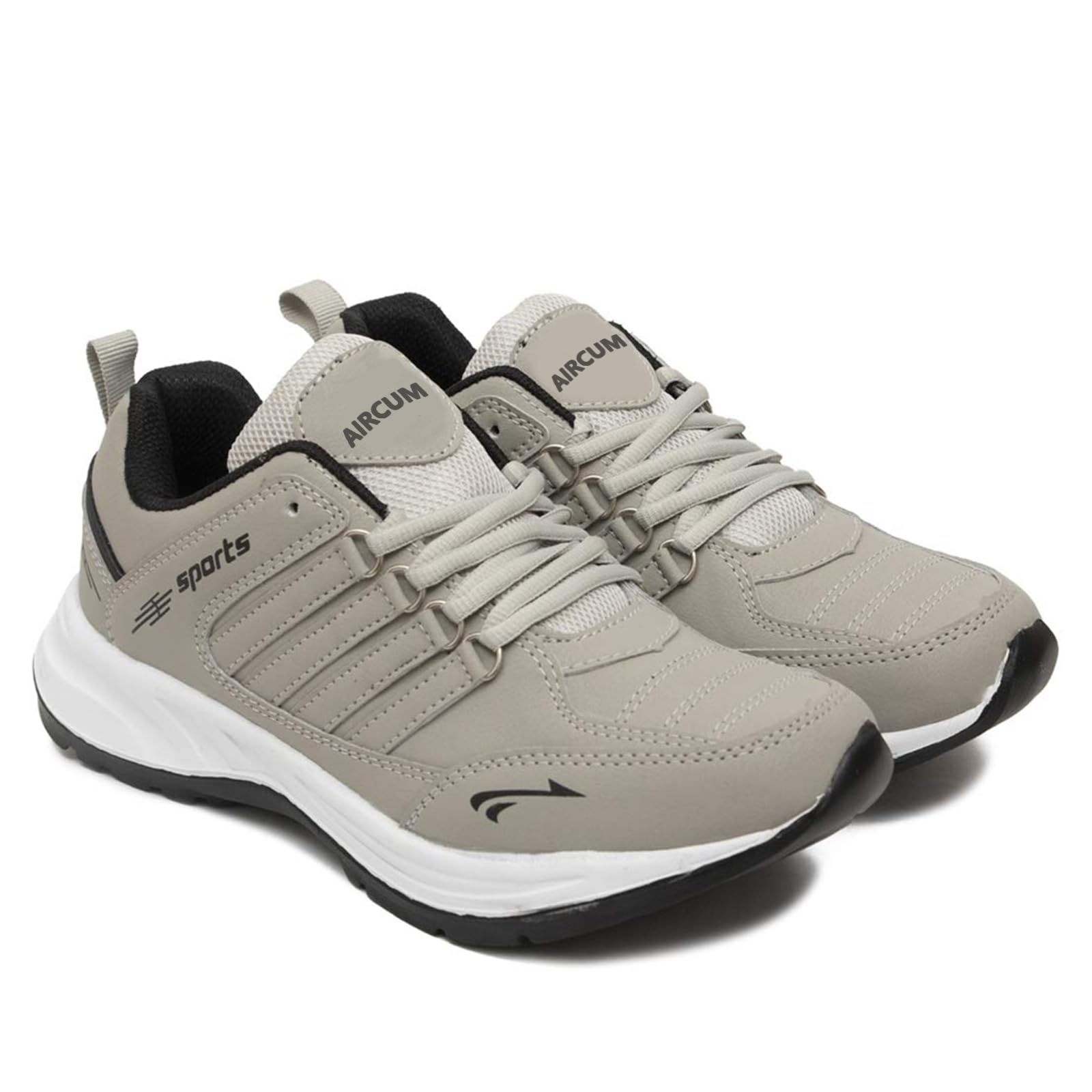 AircumRunning Shoes Sneakers Yoga Shoes Hiking Walking Shoes for Men's & Boy's-Grey