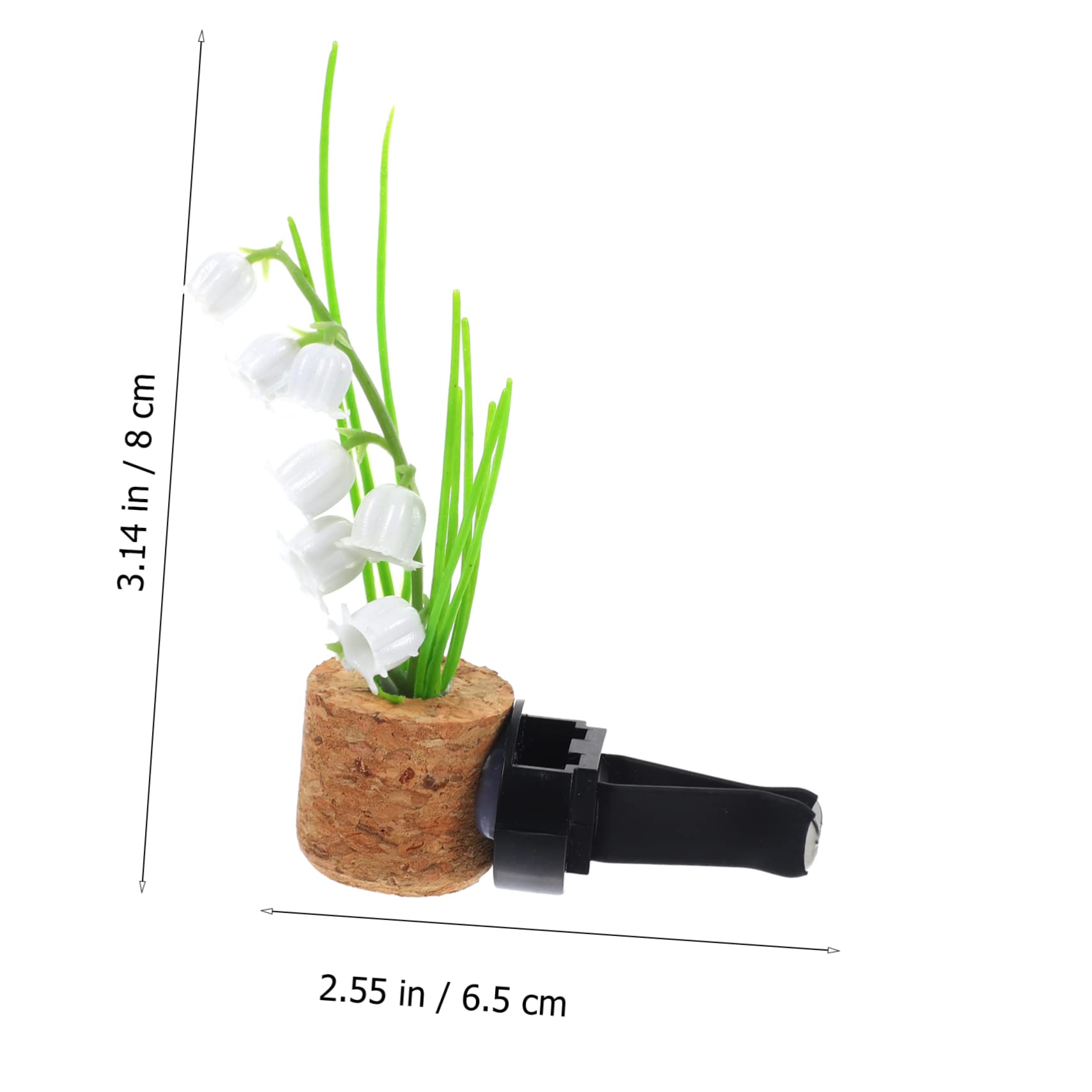 Mobestech 5pezzi Clip Aromatica Per Ventola Auto Decorazione Interna Con Aspetto Di Vaso Di Piante Facile Da Utilizzare Materiale Resistente e Versatile Per Auto Ufficio e Casa