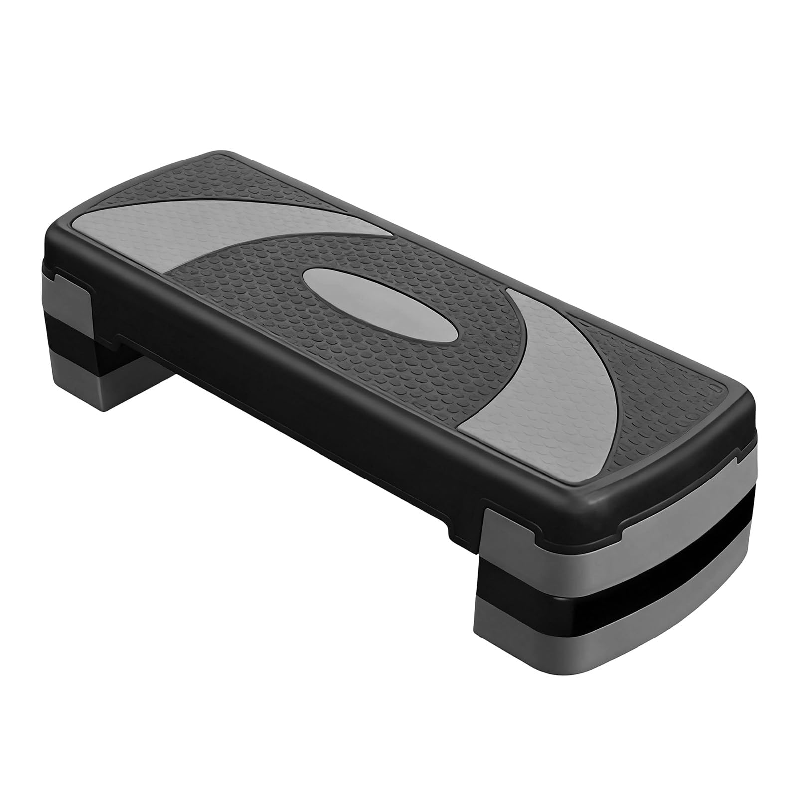 Brrnoo Platforma do ćwiczeń Fitness 78 Cm Antypoślizgowy Stepper do ćwiczeń | Regulowane 3-stopniowe Przełożenia, Solidna Konstrukcja z Siatki ABS, Domowy Trening w Siłowni, kompatybilność z jogą