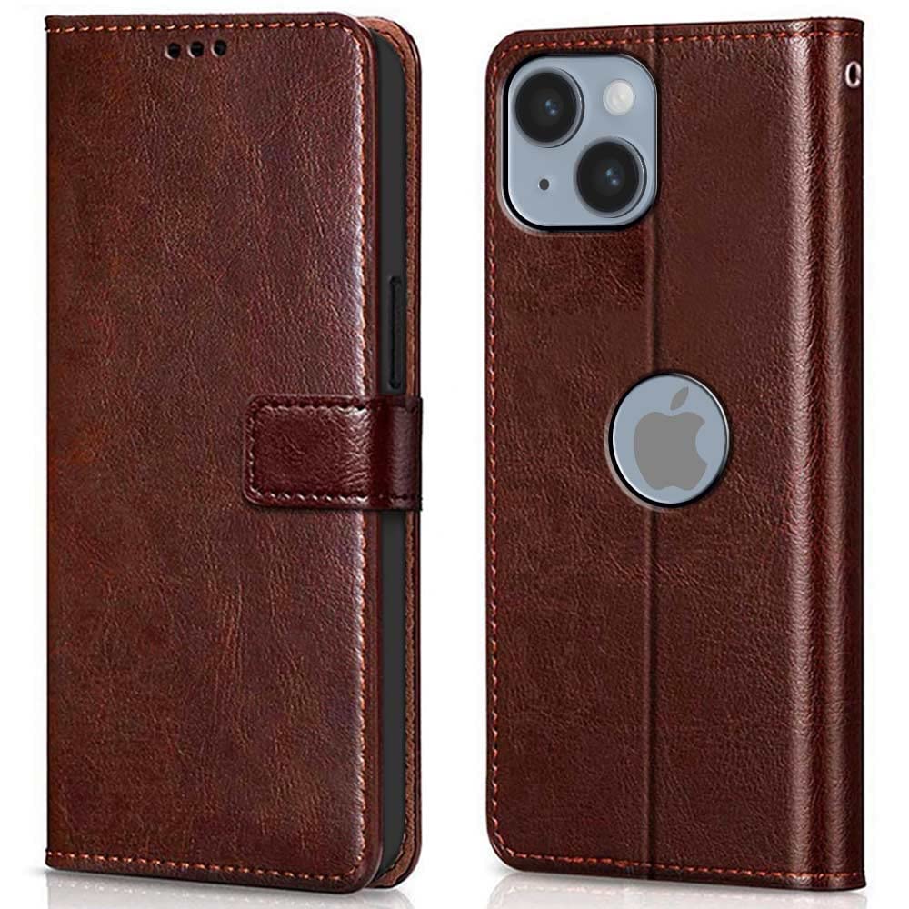 WOW IMAGINE Shock Proof Flip Cover Back Case Cover Designed for Apple iPhone 14 (Flexible | Leather Finish | Card Pockets Wallet & Stand | Chestnut Brown) (B0BFRPBXP8) Amazon Price History, Amazon Price Tracker