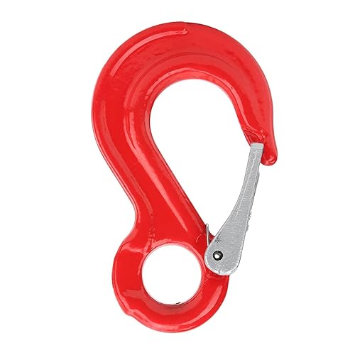 Miniatura 9 de Gancho de elevación de ojo Acero aleado con seguridad Límite de carga de trabajo de 2 toneladas Gancho de elevación de ojos fijo redondo Gancho de