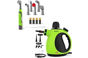Kiato Handheld Steam Cleaner and Electric Cleaning Brush