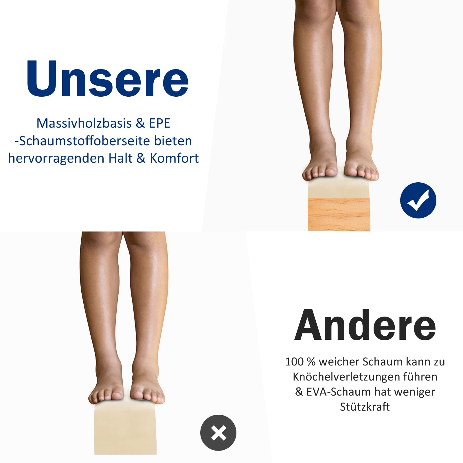 GOPLUS Schwebebalken für Zuhause, 210x10x8cm Gymnastikbalken Balancierbalken mit Griffen, Turnen Balken rutschfest für Kinder & Anfänger