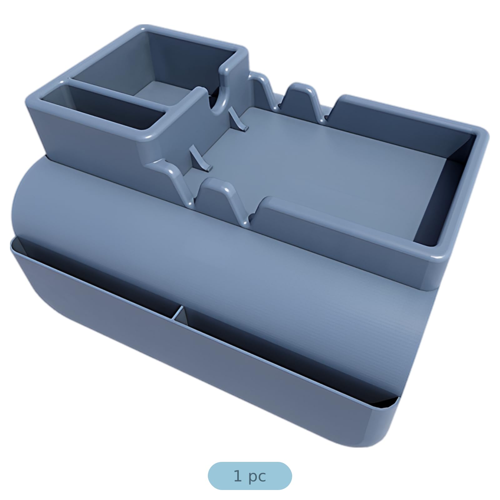 Plateau Porte-gobelet en Silicone pour accoudoir, Organiseur de canapé et Fauteuil Relax, imperméable, Support télécommande, Compartiment Snacks et téléphone, pour Larges accoudoirs