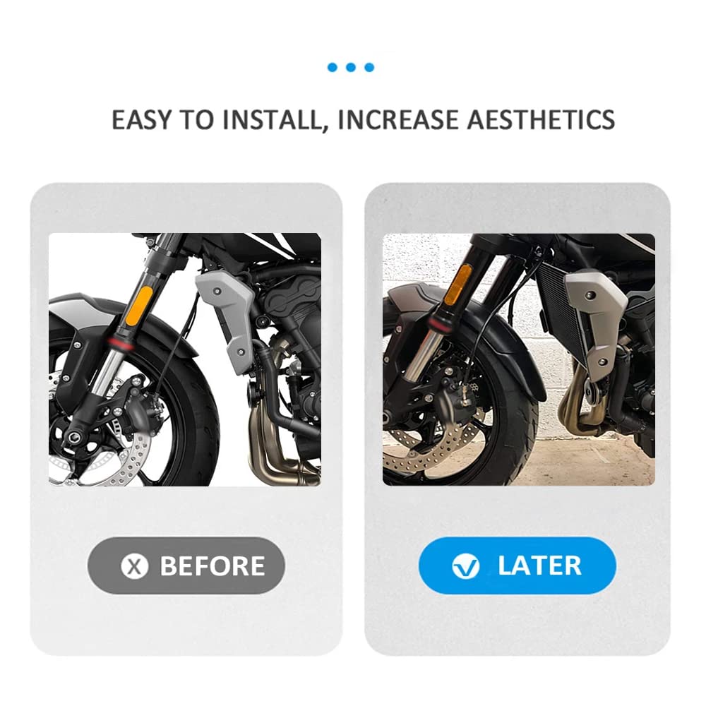 専用となります。 オートバイのフロントとリアフェンダーエクステンダーマッドガード延長