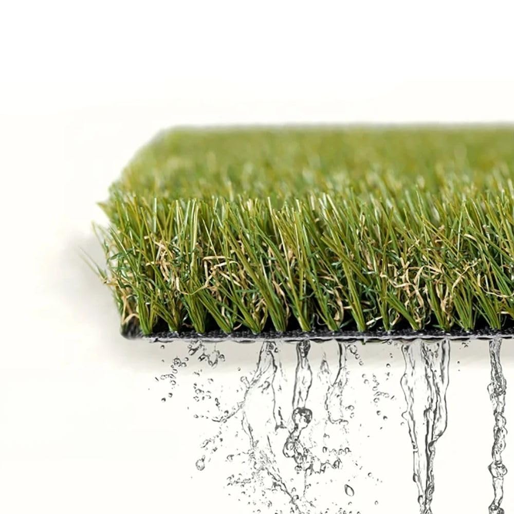 Prato Sintetico In Erba Tappeto Manto Giardino Colore 4 Sfumature Effetto naturale Altezza 20mm 30mm 40mm 50mm Anti UV Atossico Drenante Varie misure (30mm 2x5mt 10mq)