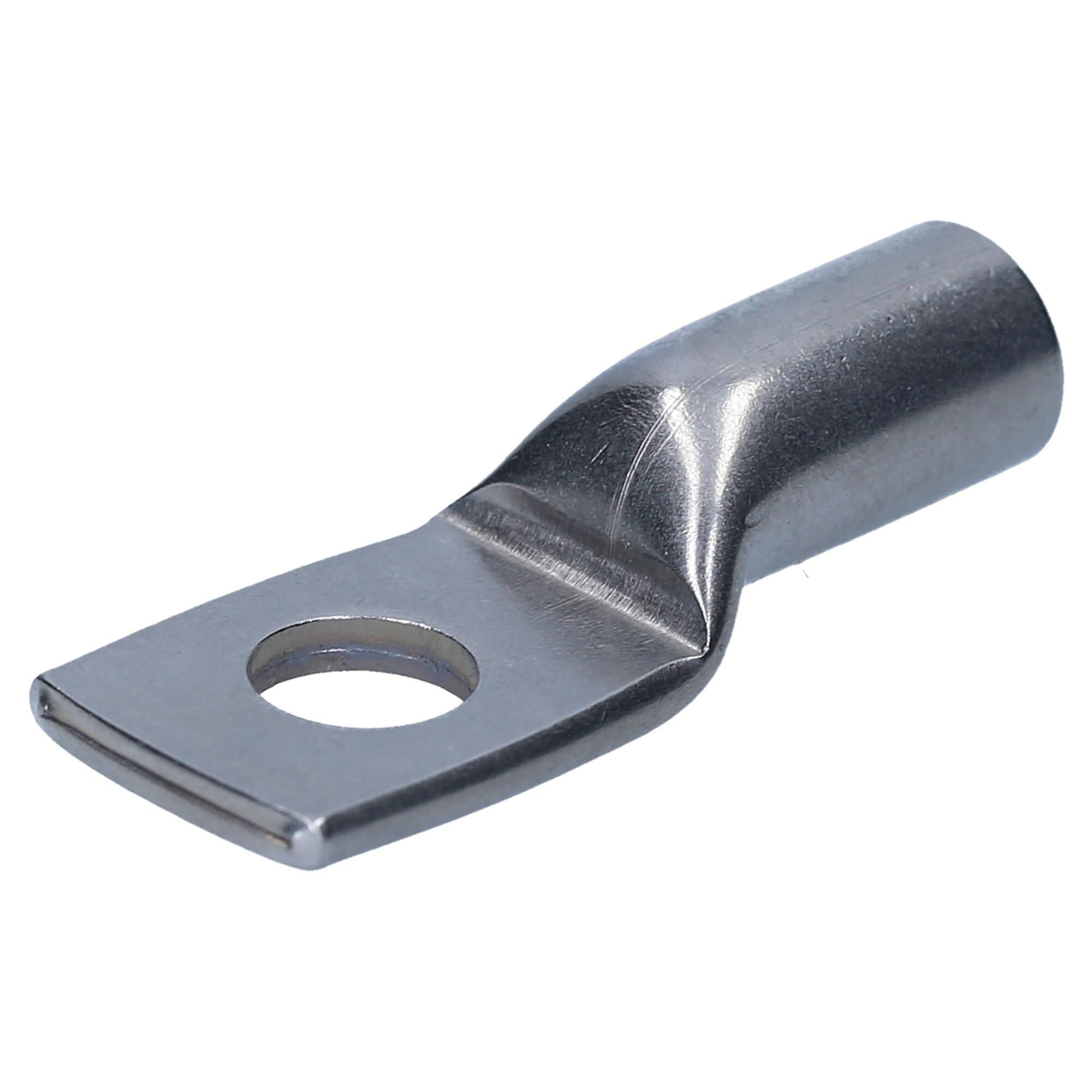 Kalitec 10x Edelstahl-Rohrkabelschuh V4A 25mm² - M8 Kabelschuhe Rostfrei