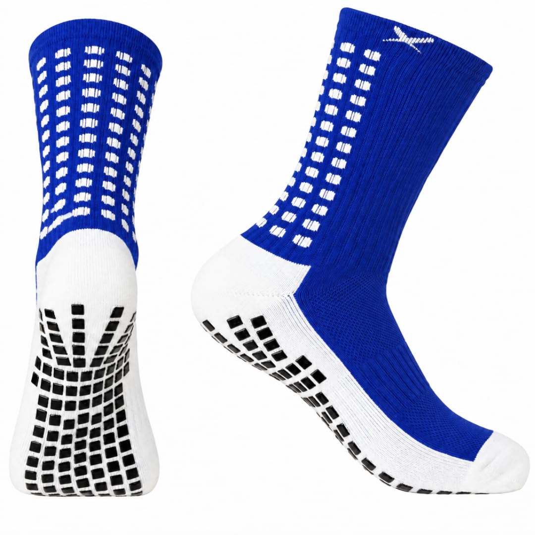 Lux Dual Grip Soccer Socks for Men &amp; Women - DualGrip Engineered for Performance &amp; Comfort - Anti-Slip Grip Socks for Soccer