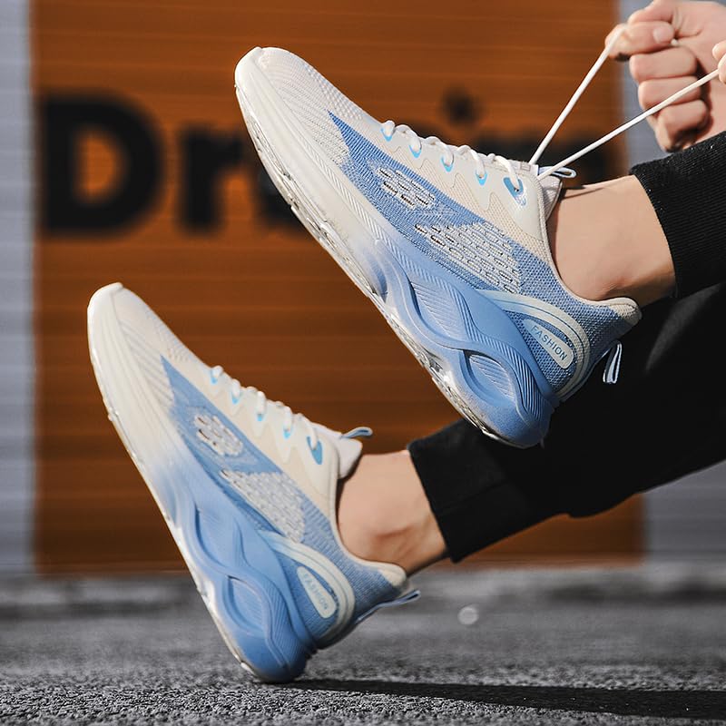 Men's Walking Shoes Cushion Running Tennis Shoes Non-Slip Comfortable Breathable Workout Gym Sports Athletic Fashion Sneakers4