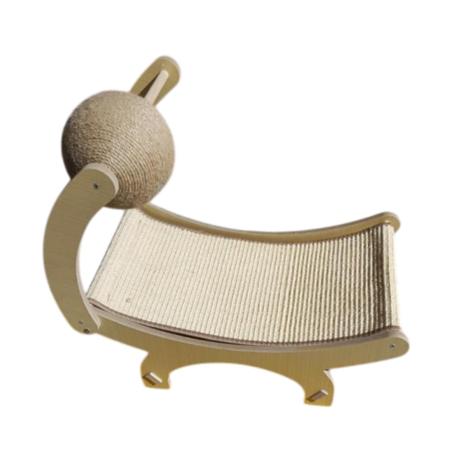 Sisal Kratzbaum, Katzenliege, Spielbereich für Katzen, die Komfort und Spaß suchen, Kratzball Spielzeug, kann als Kratzbrett, Kratzmatte für