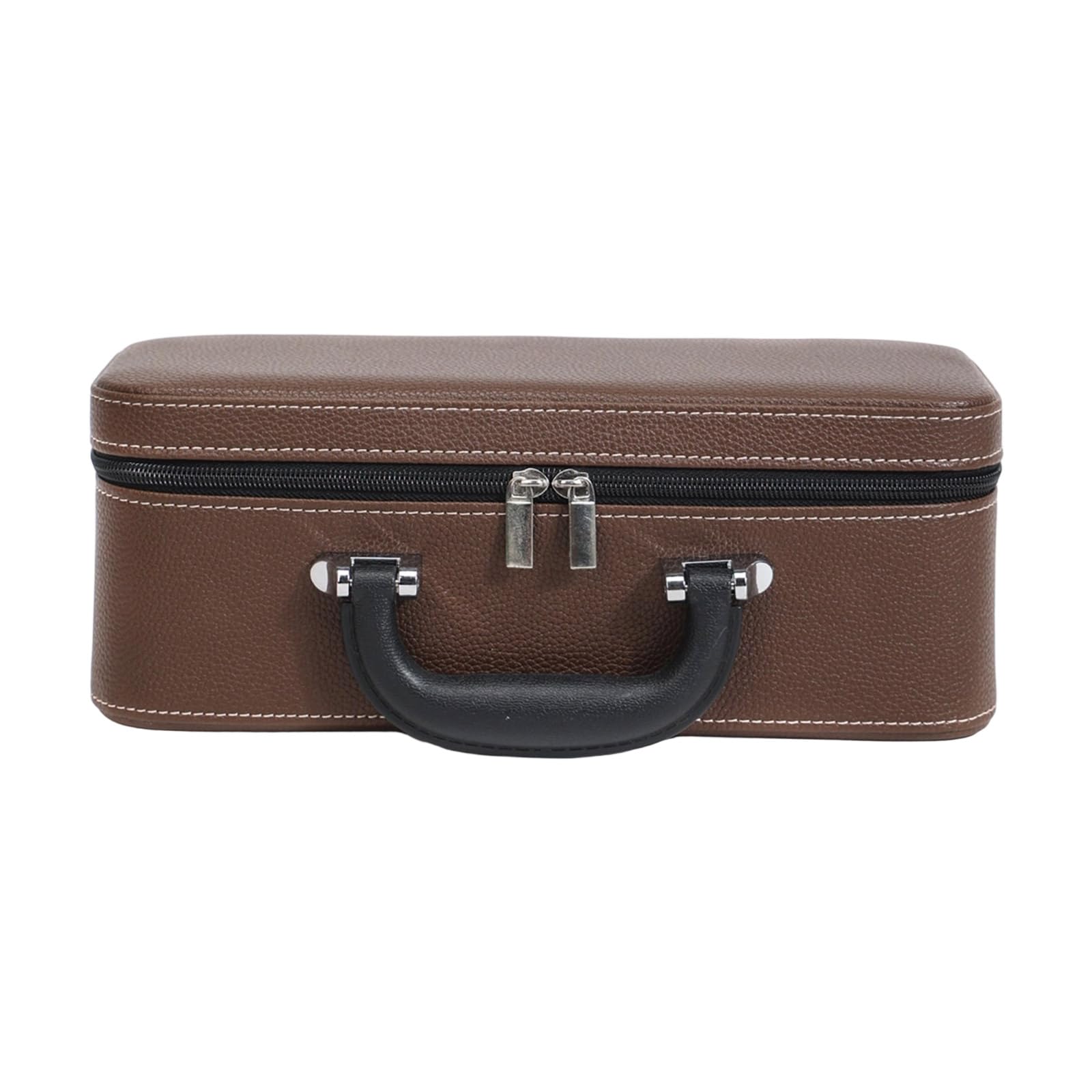 Kalttoy Women's Brown Protective Jewelry Organiser For Bracelets Soft Lining And Compartmentalized Storage Solution For Bangle Waterproof Jewelry Organiser