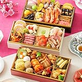 【12月31日着】 イニシオフーズ おせち 2026 3～4人前 和洋中 冷蔵 三段重 仙桃華50品目 予約 御節