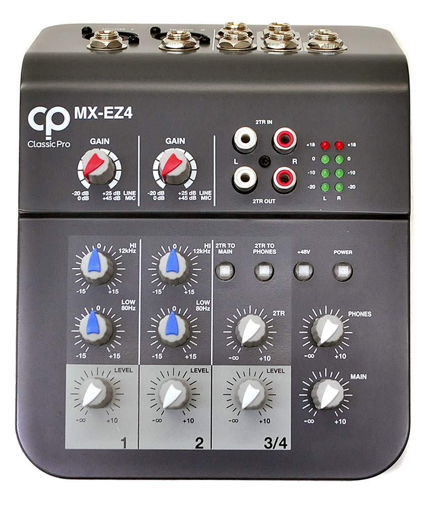 Amazon | CLASSIC PRO クラシックプロ アナログミキサー MX-EZ4 Amazon | CLASSIC PRO クラシックプロ アナログミキサー MX-EZ4