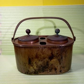 Amazon.co.jp: 燗銅壺 携帯用燗銅壺 銅壺 野燗炉 酒燗器 アウトドア