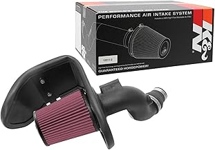 K&N Cold Air Intake System: High-Flow Air Filter, Increase Performance & Acceleration: Compatible with 2016-2025 Chervolet: Malibu, 63-3106