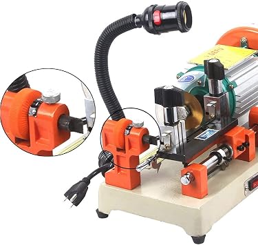 2AS Horizontal Key Copy Machine, Key Cutter Cutting Drill Machine,Manual Key Duplicating Machine, For Making Keys For Locksmith Tools,220V