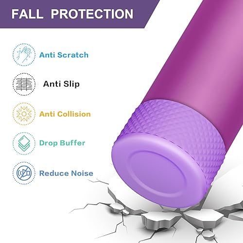 Miniatura 3 de 2 piezas de funda de silicona con diamante para botella de agua Owala, funda protectora antideslizante para Owala Twist, FreeSip y Flip de acero