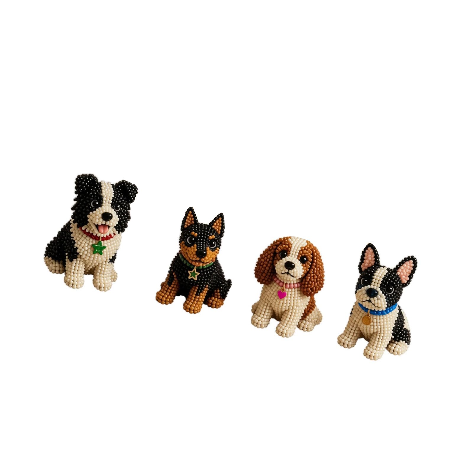 Zeiwohndc A Excellent Crylic Beads For Forming Strong Nd Detailed Nimal Models Like Playful Dogs Educational Bead Toy