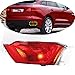 ALAINN ELAMAA Rear Bumper Fog Driving Light Reflector Lamp Compatible With Jaguar F-Pace 2017-2019,W/Bulbs (Right/Passenger Side)