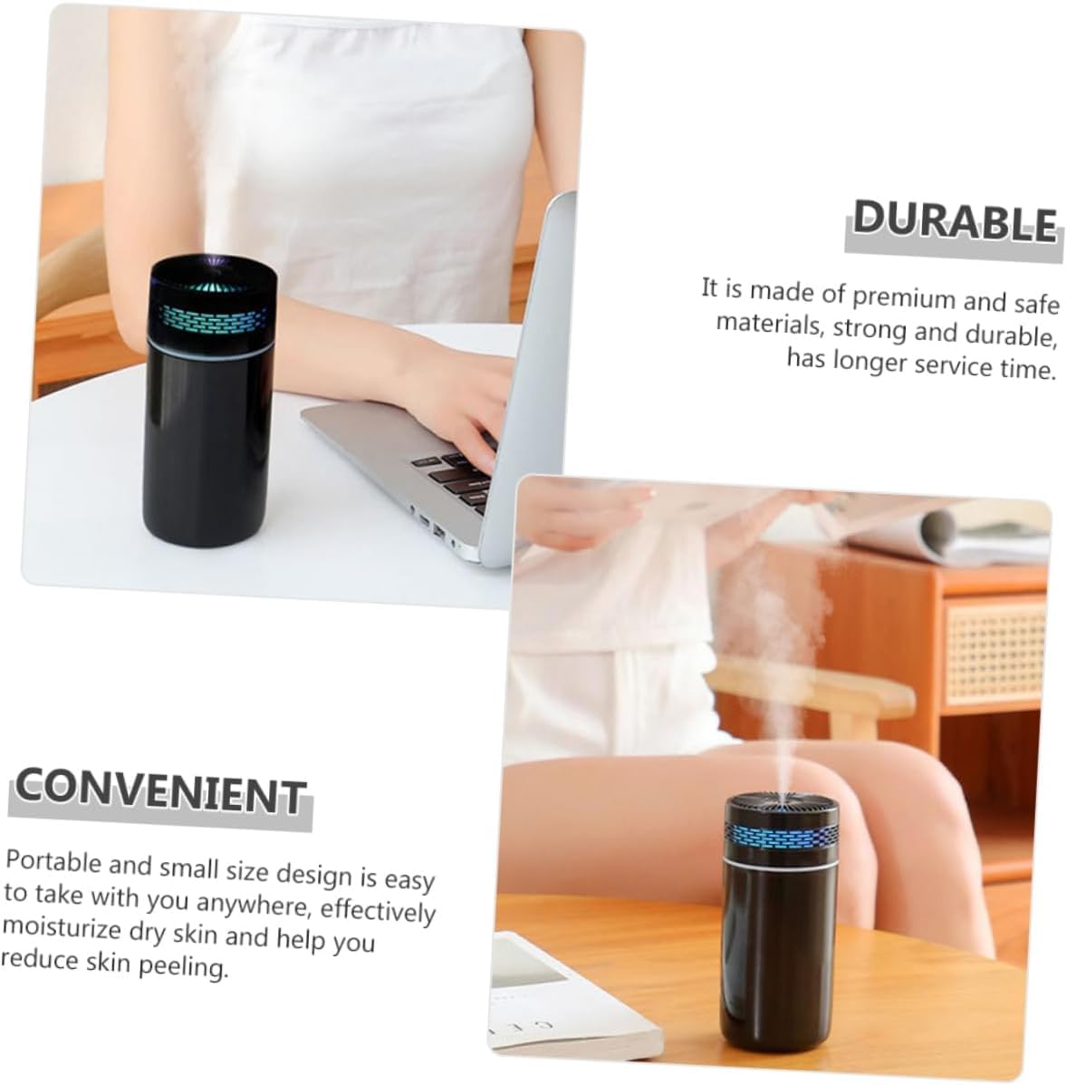 Nawilżacz stacjonarny 4 szt. Nawilżacz USB Cichy pulpit Sypialnia Essentials Elektroniczny oryginalny dyfuzor dla dzieci