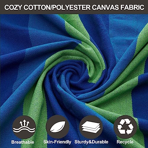 Chulim Brazilian Double Hammock With Tree Straps,Extra Large 240X160Cm,2 Persons Hammock For Backyard Patio Outdoor And Indoor,450Lbs Weight Capacity,Soft Woven Cotton Fabric #TOP3