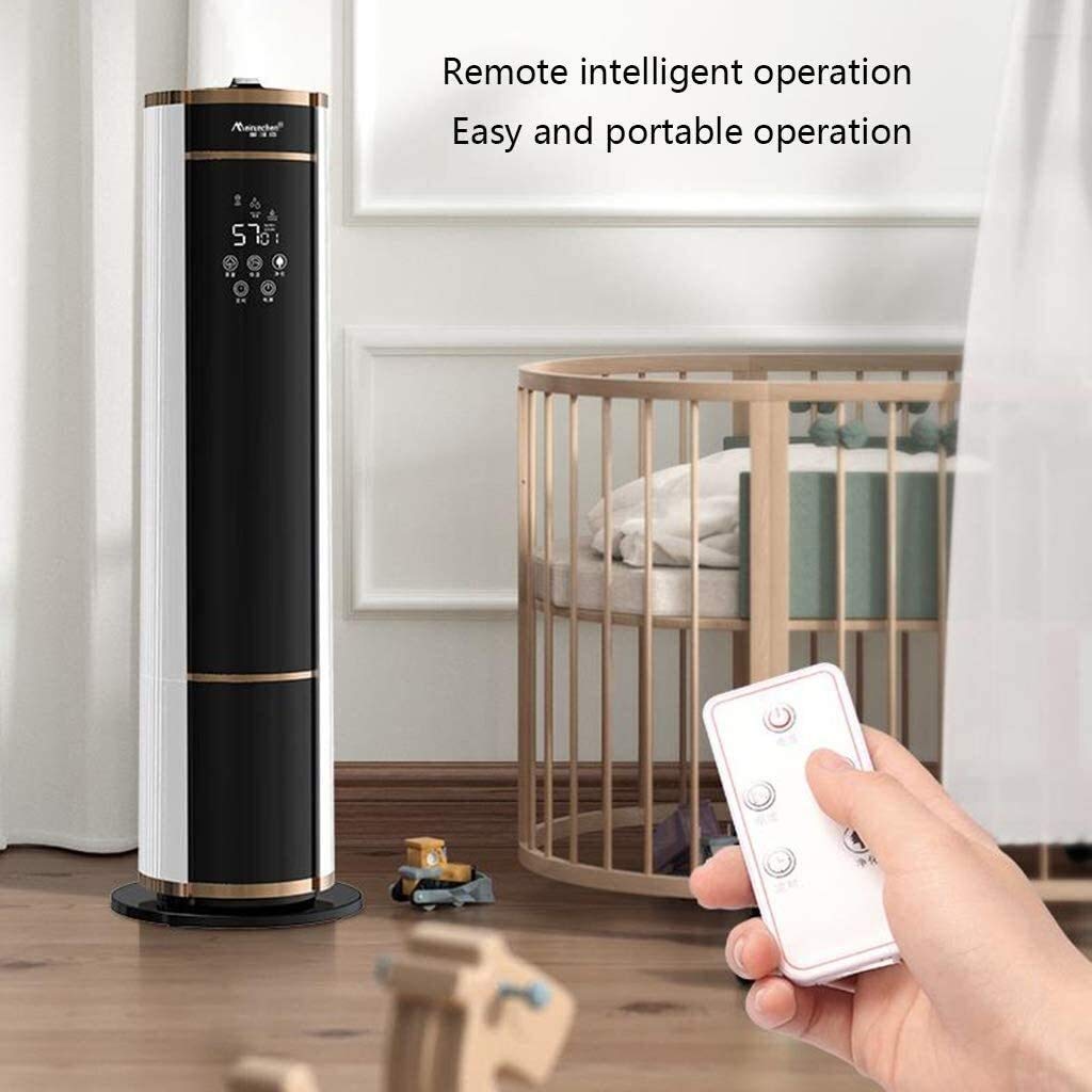 Humidificadores para Dormitorio, humidificadores de Aire, Agua Superior doméstica de pie, purificador de Aire Inteligente de Gran Capacidad de 9L para Dormitorio y Sala de Estar, Apagado automático
