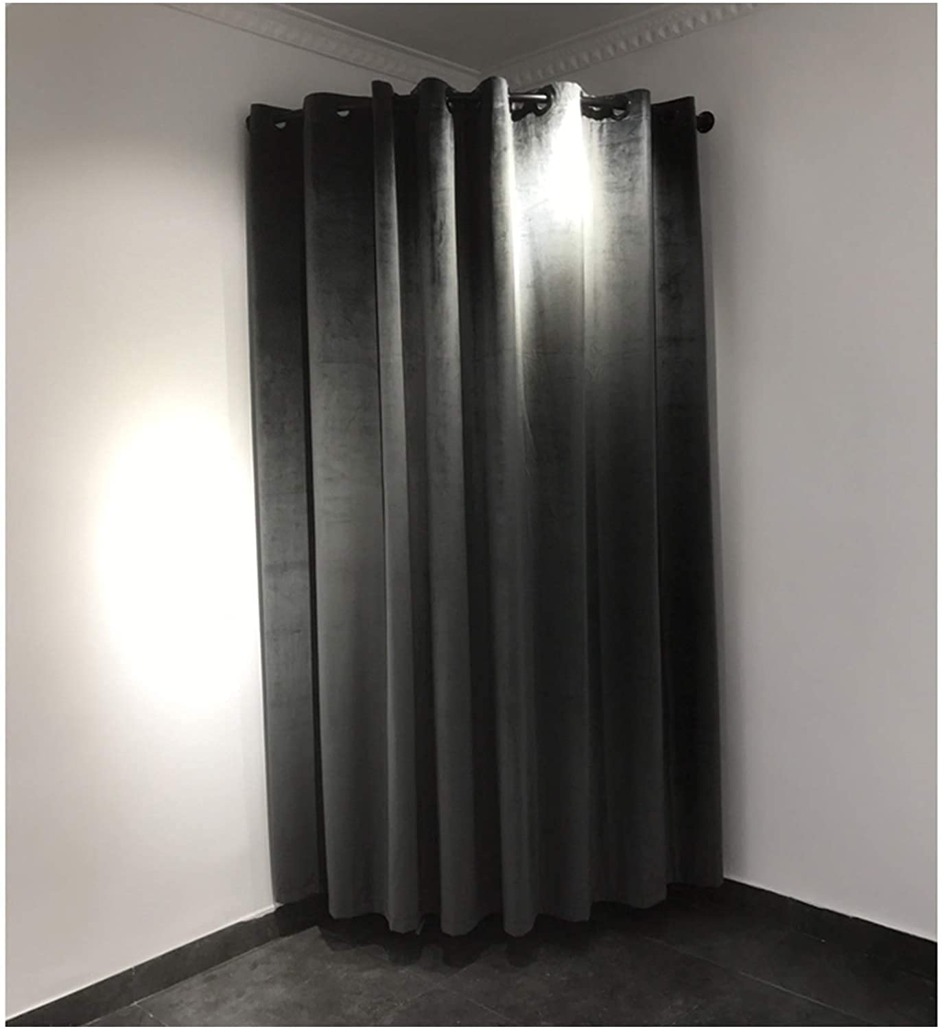 Clothing Store Fitting Room, Simple Locker Room Privacy Shelter Curtain Type Fitting Room, Privacy Screen Partition, C-Shaped Rod & Locker Room Cloth Fitting Room Dressing room