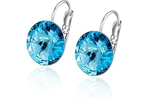 Xuping Earrings: Radiant Crystal Hoops for Timeless Elegance