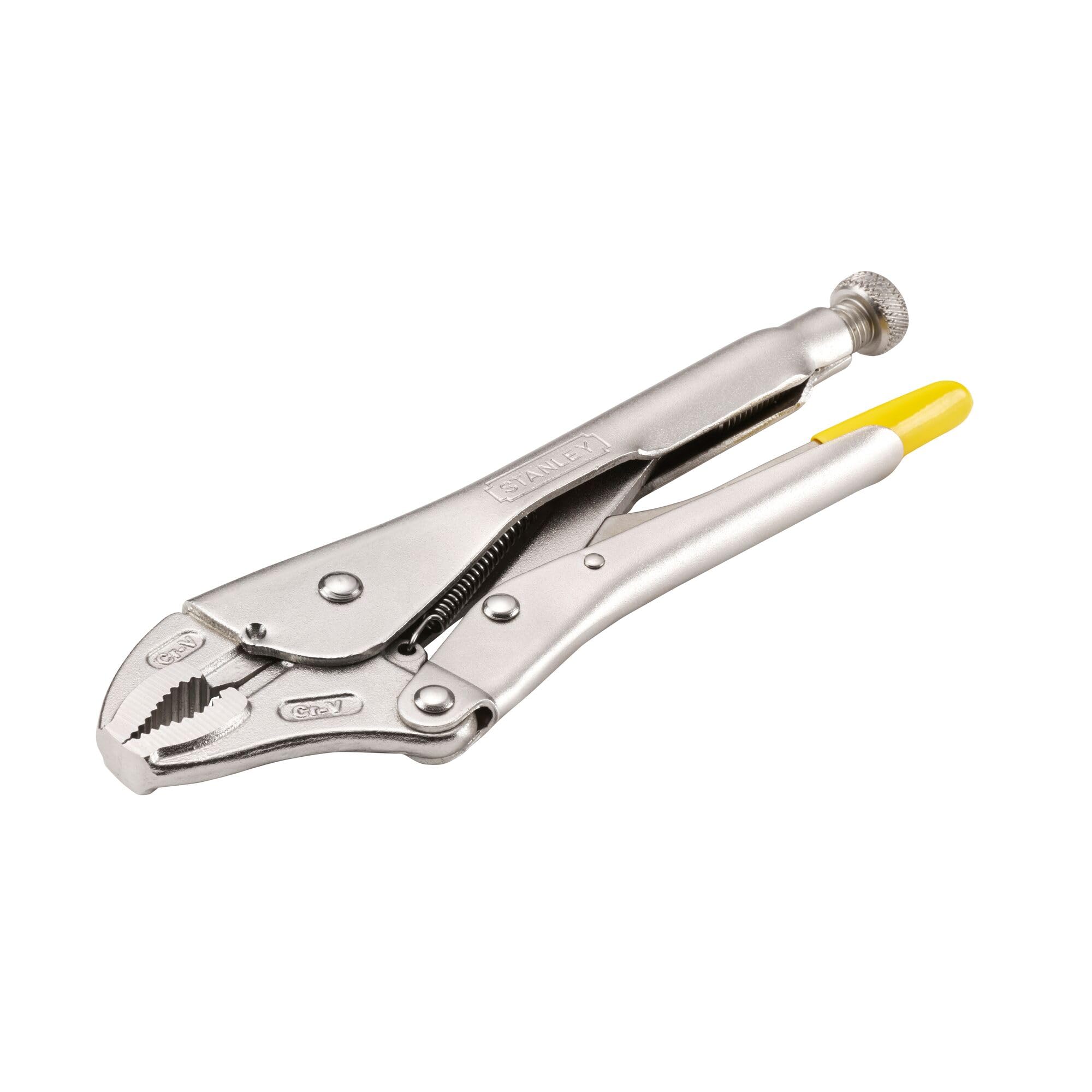 STANLEY 225mm Feststellzange mit gebogenen Backen, 0-84-809