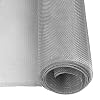 Windhager Tulle Moustiquaire Aluminium, Toile de moustiquaire robuste en aluminium pour portes et fenêtres, 120 x 250 cm, alu naturel, 03623
