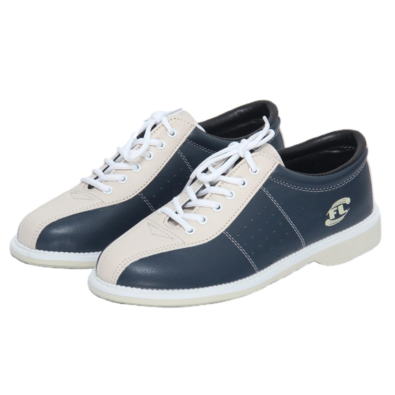 JiuQing Chaussures De Bowling pour Hommes Chaussures D'entraînement en Salle pour Débutants Semelles Coulissantes Basses Confortables