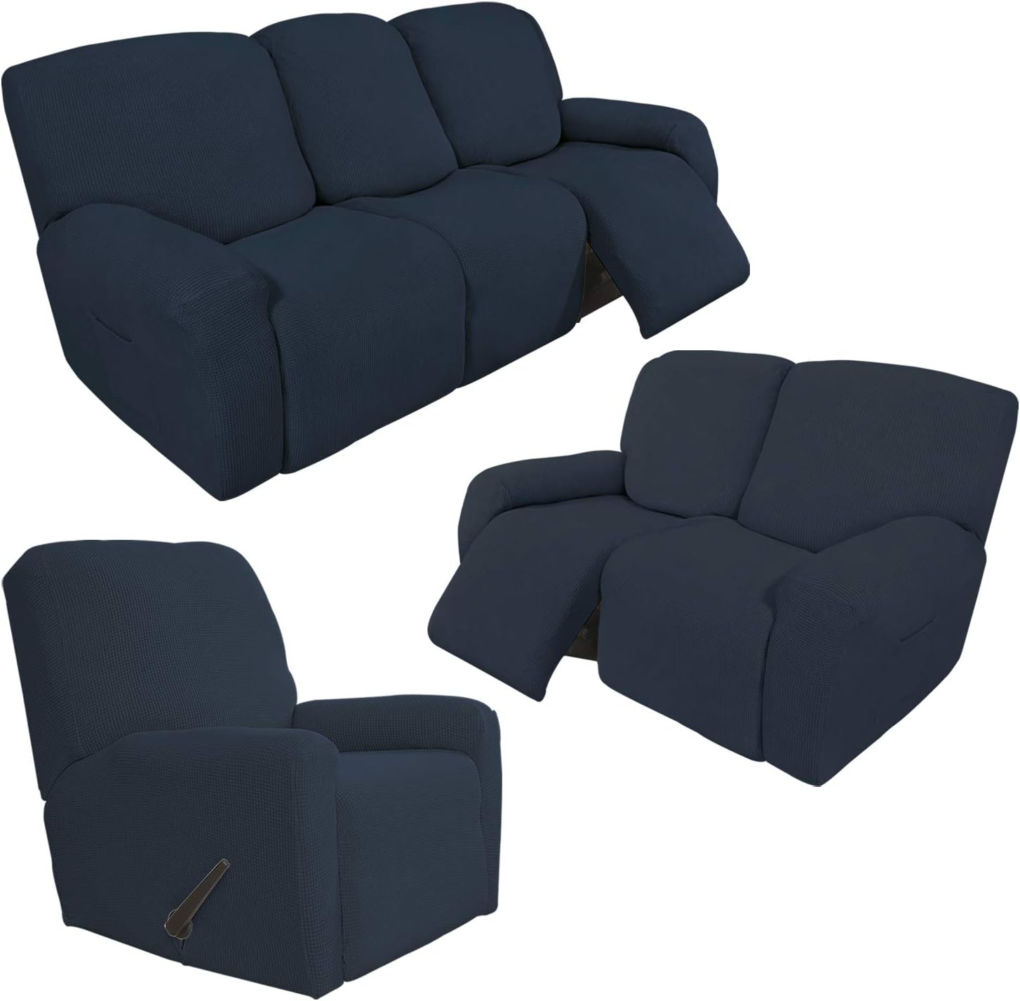 Easy-Going Recliner slipcover Bundles Recliner loveseat slipcover Bundles Recliner Sofa slipcover