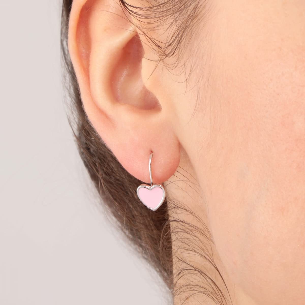 BLUESPIRIT Orecchini da bimba, Collezione B-BABY, in argento 925 rodiato, smalto - P.25D301001900