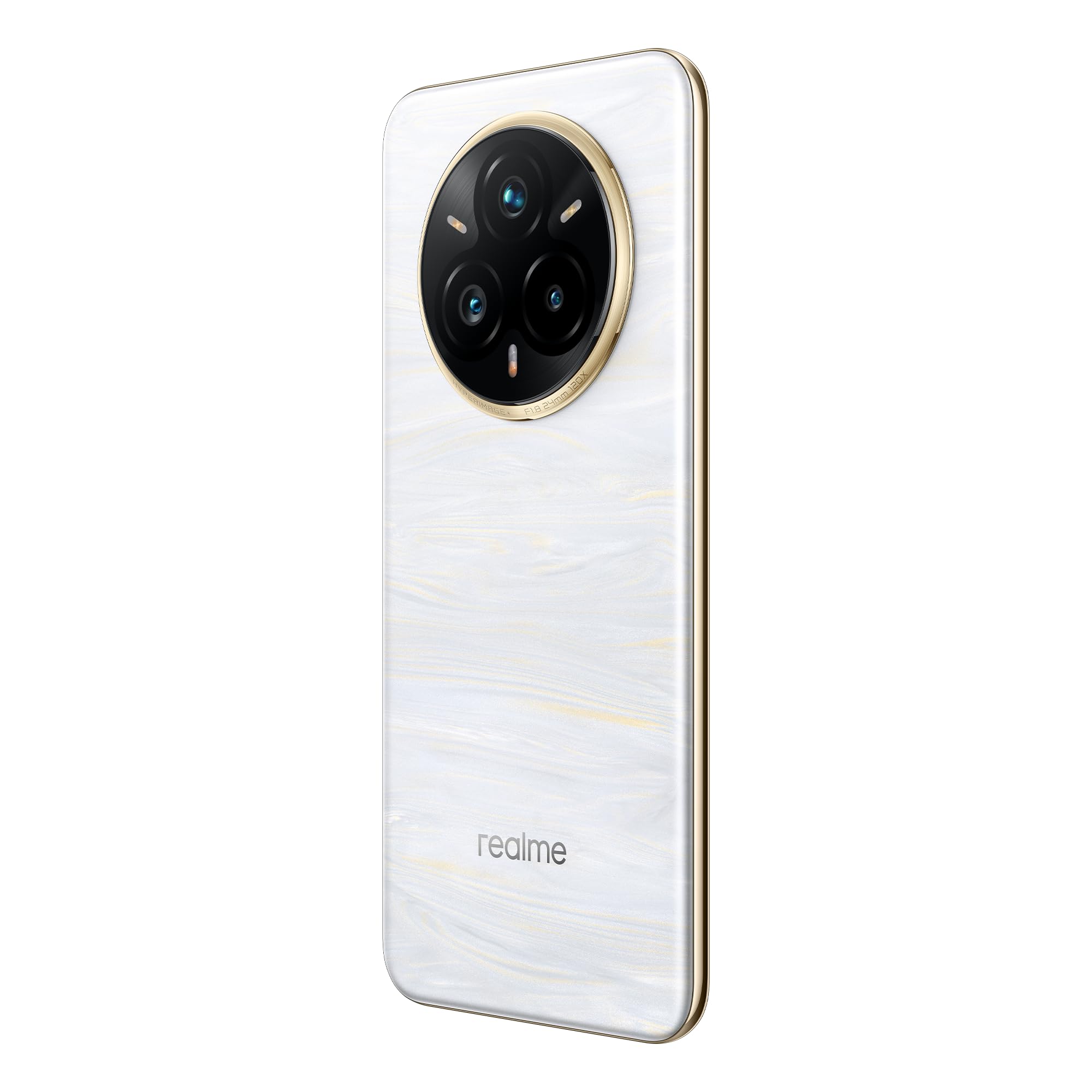 realme 14 Pro 5G smartphone, biały, Sony 3X peryskopowy aparat z OIS,zmieniający kolor projekt z zimnem, bateria 5260 mAh, IP69, ekran 120 Hz,18 GB (8+10rozszerzenie)+256GB (bez adaptera)