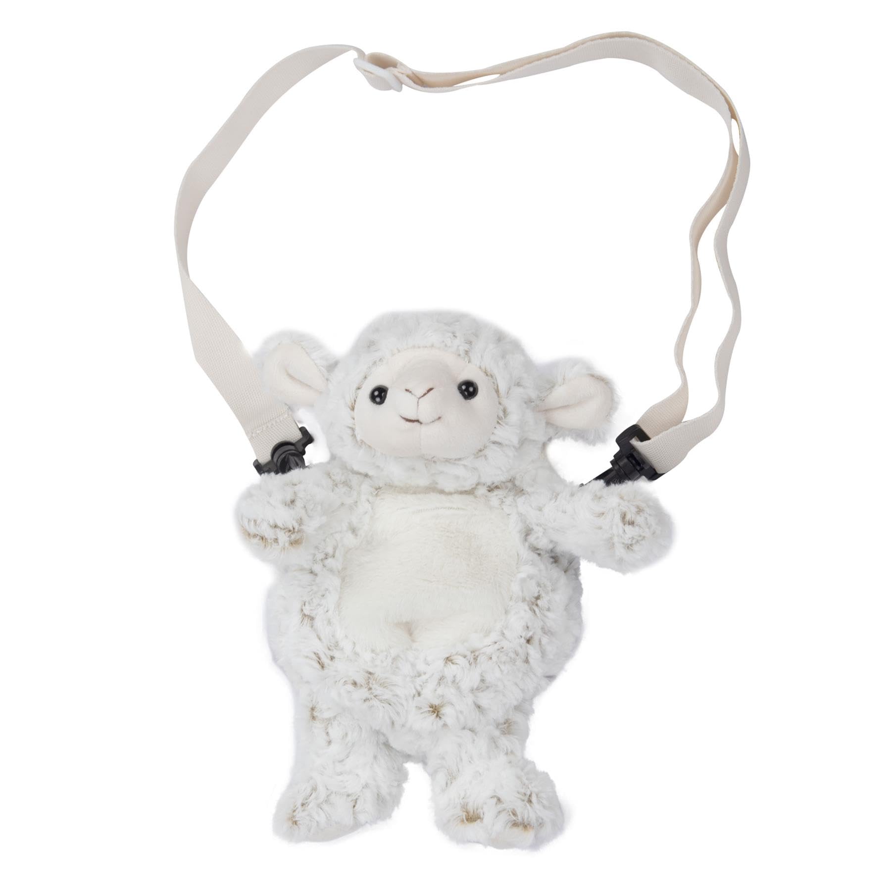 A2z Unisex Kids Lamb Girls Teens Ladies Crossbody Bag Blocking Cell Phone Handbag Fluffy Plush 3D Animal Stuffed Shoulder Bag Small Cute Messenger Bag, Cell Phone Bag