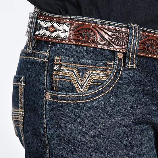 Rock & Roll Revolved Two Toned Reflex Jeans3