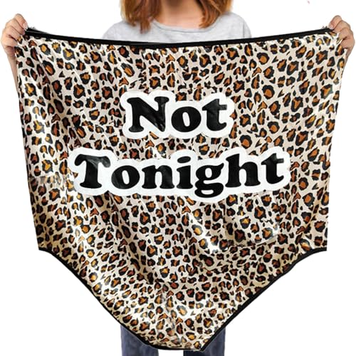 Funny Underwear for Women, Joke Gag Gift Big Mom Undies, Men Halloween Christmas Bride Wedding Game Leopard